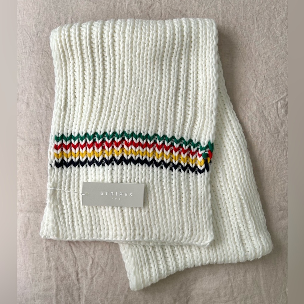 HBC Stripes Knit Scarf from Hudson’s Bay
